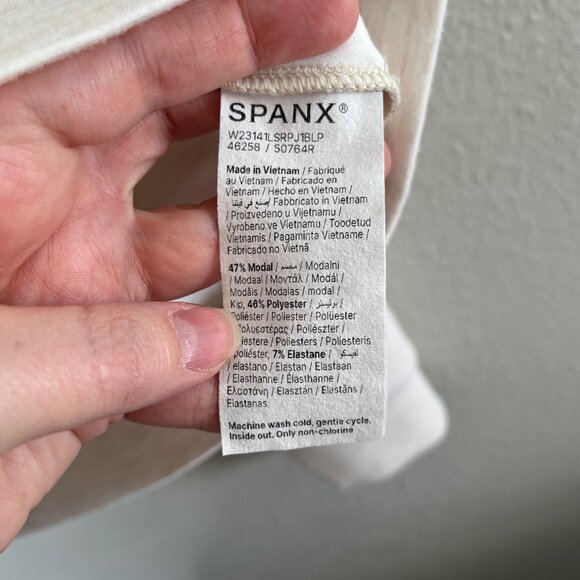 Spanx Womens Airessentials Full Zip Hoodie Jacket X-Large Oatmeal 50764r - Picture 8 of 10